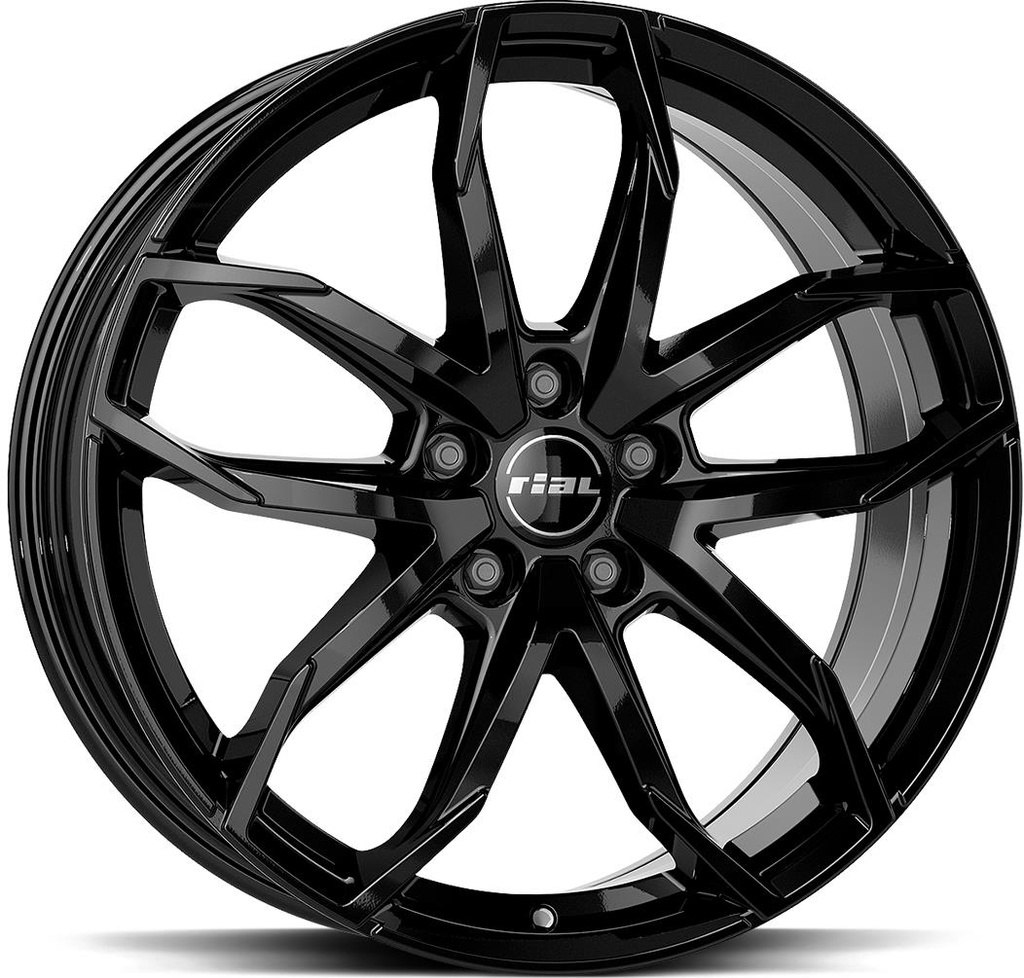 RIAL LUCCA DIAM BLACK 8x20 5/112 ET45 CB70.1