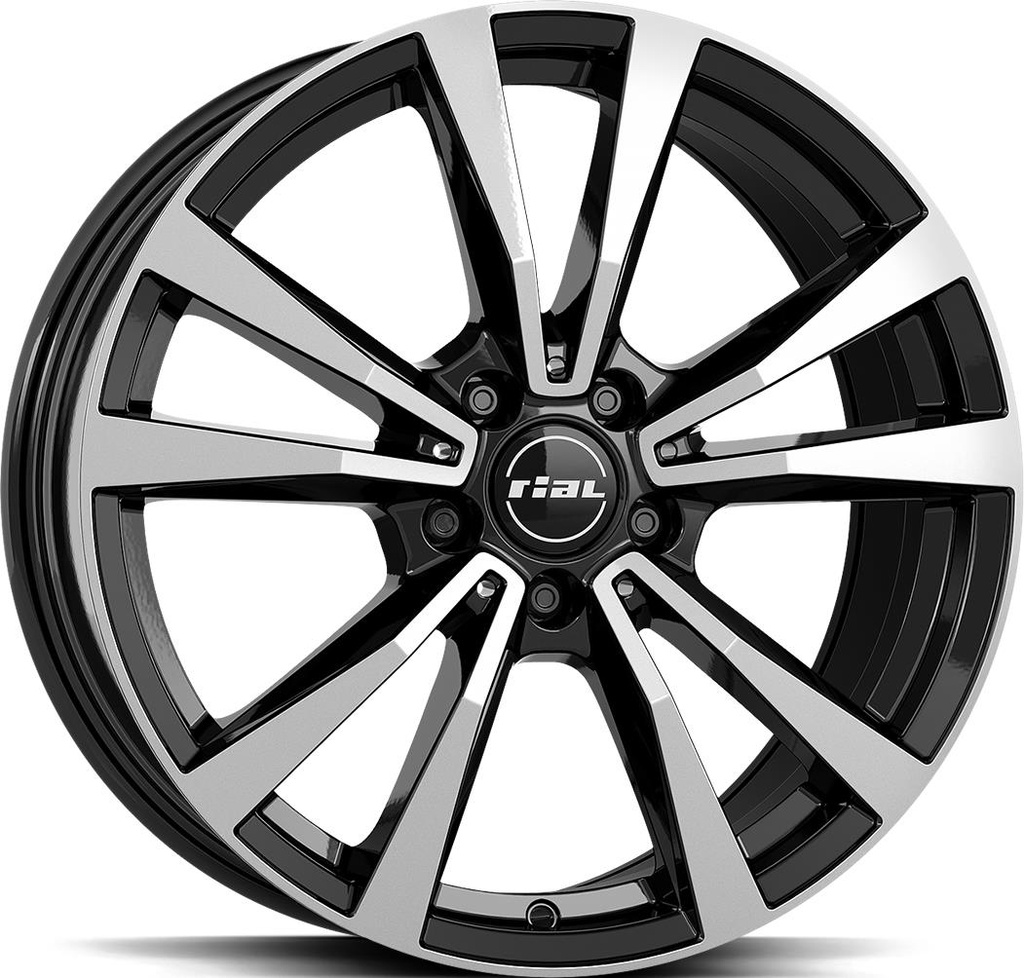RIAL M12X DIAM BLACK POL 9x20 5/112 ET20 CB66.6