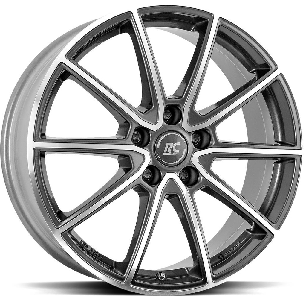 BROCK RC32 TITANIUM FULL POLISH 7.5x19 5/112 ET32 CB66.6