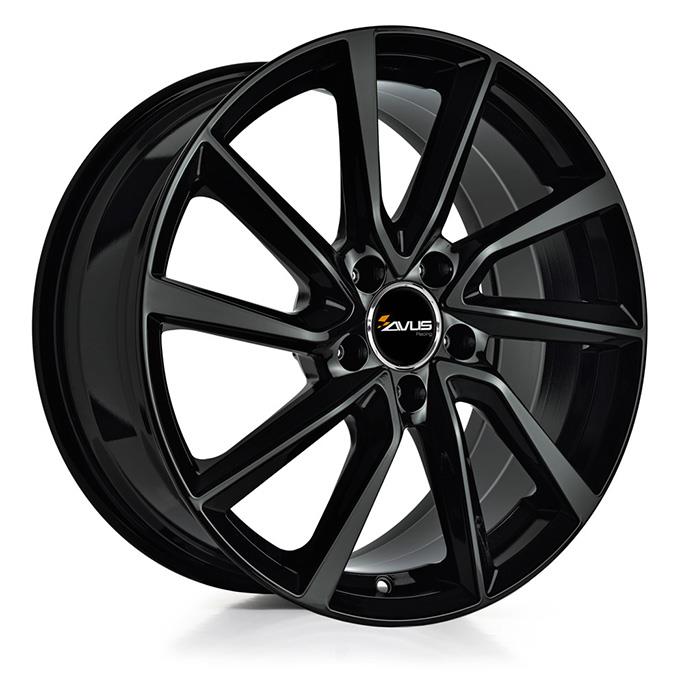 AVUS AC-518 BLACK 6.5x16 5/112 ET46 CB57.1