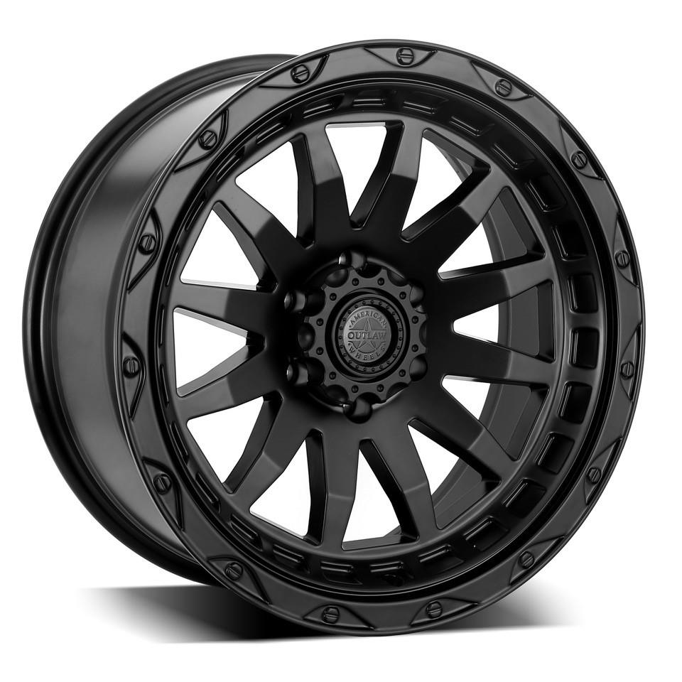 STATUSFÄLGAR A209 FLATBLACK 8.5x17 6/139.7 ET0 CB106.1