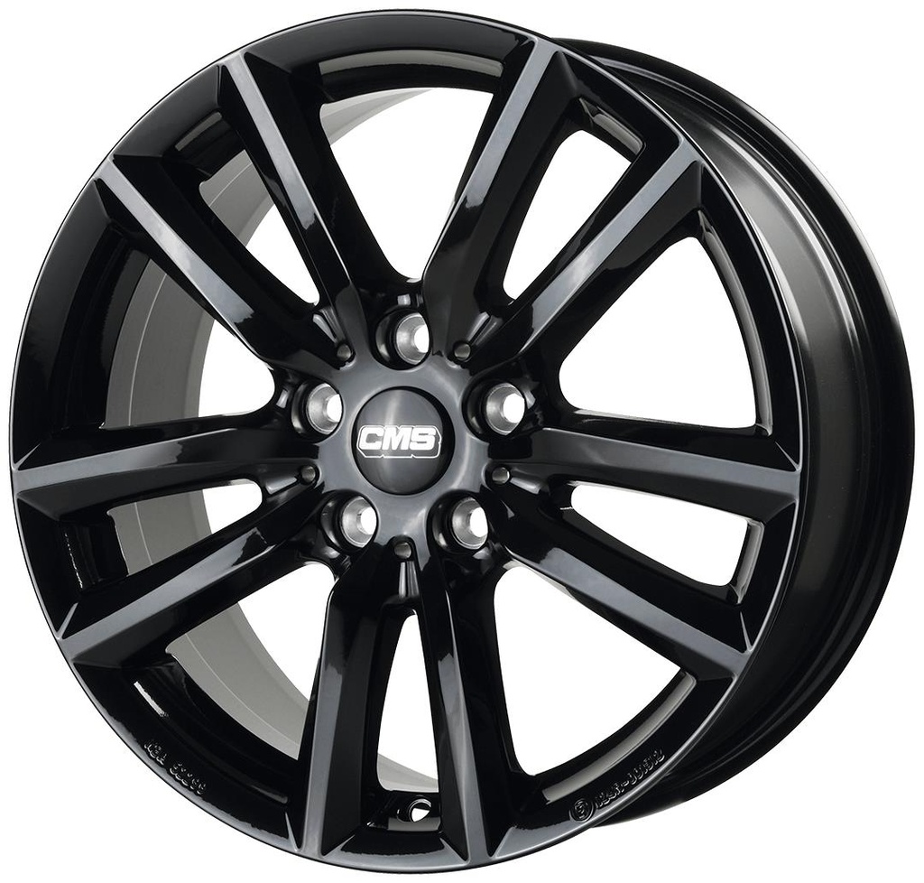 CMS C27 COMPLETE BLACK GLOSS 7x17 5/112 ET41 CB66.5