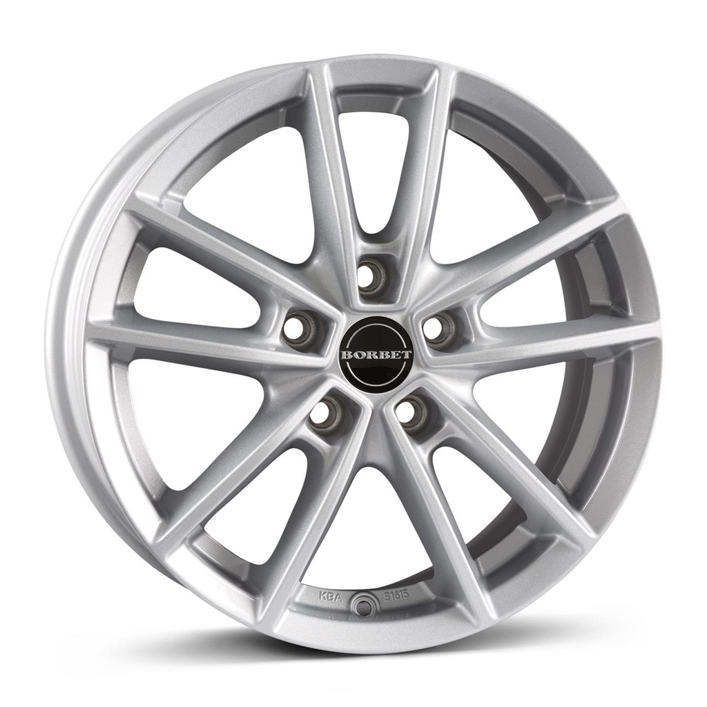 BORBET W CRYSTAL SILV 8x18 5/108 ET40 CB72.5