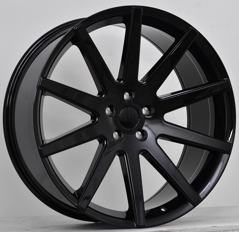 STATUSFÄLGAR D54 GLOSSBLACK 9.5x22 6/139.7 ET17 CB106.1