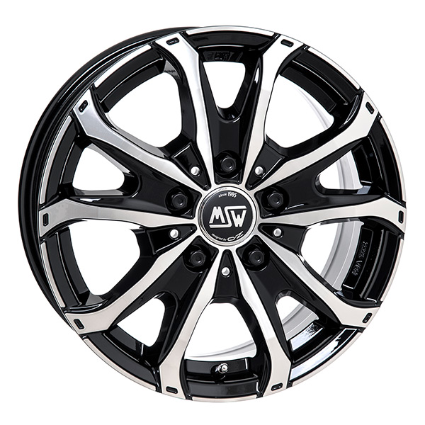 MSW 48 VAN BLK/POL | 7X17 5-120 E55 C65,1 R14 7x17 5/120 ET55 CB65.1