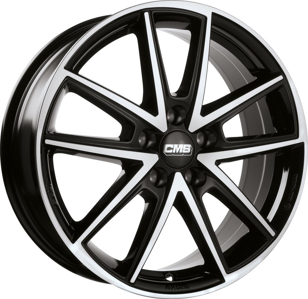 CMS C30 DIAMOND BLACK GLOSS 8x18 5/112 ET39 CB66.5