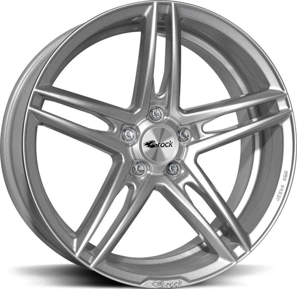 BROCK B33 CRYSTAL SILVER 8.5x19 5/112 ET30 CB66.6