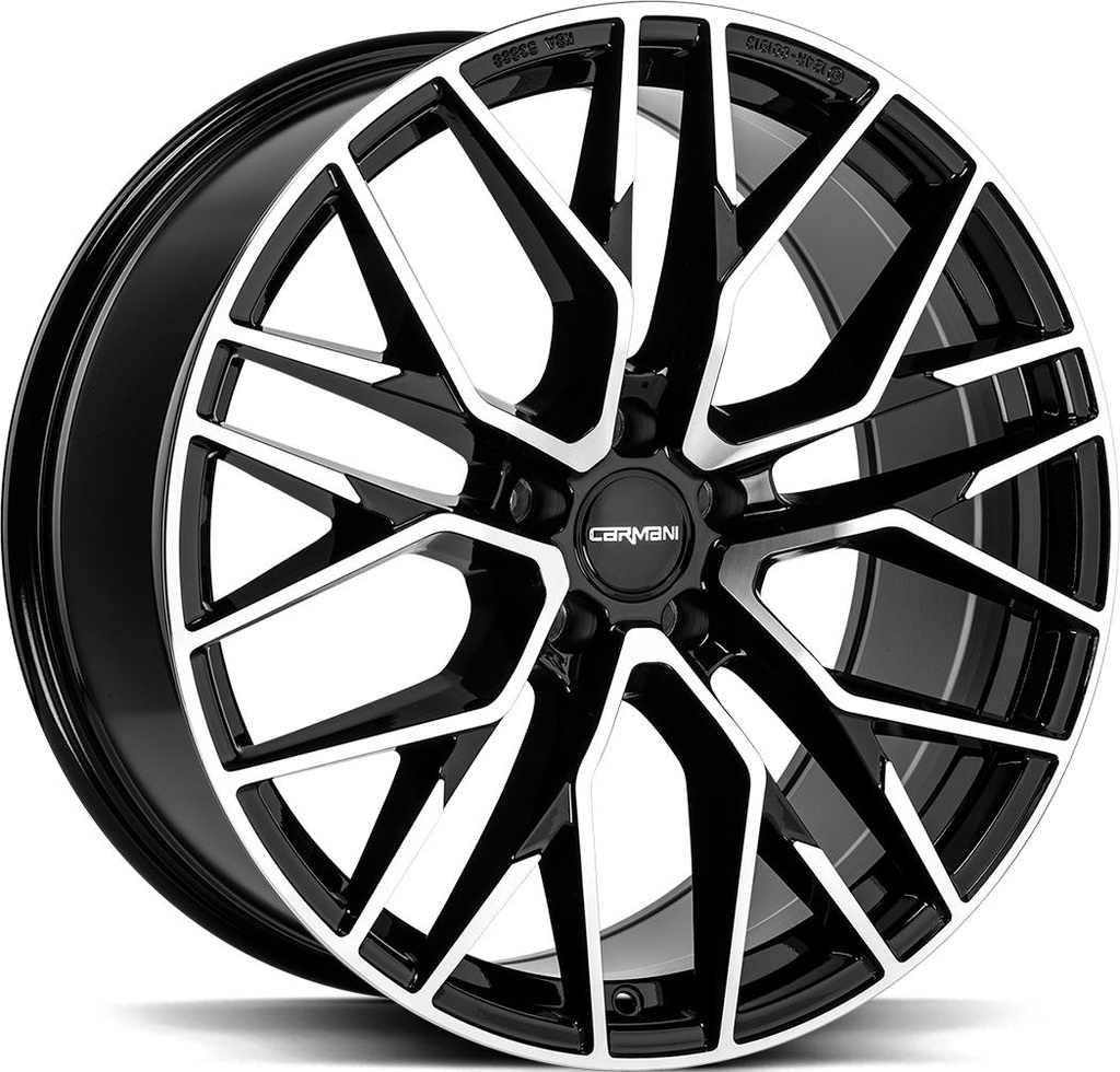 CARMANI LUDWIG BLACK POLISH 9x20 5/108 ET45 CB63.4