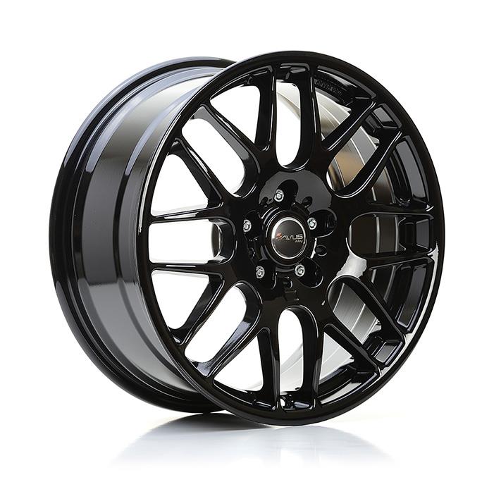 AVUS AC-MB4 BLACK 9.5x19 5/112 ET39 CB66.7