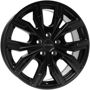 ROMAC TORQUE SATIN BLACK 7.5x18 5/108 ET45 CB73.1