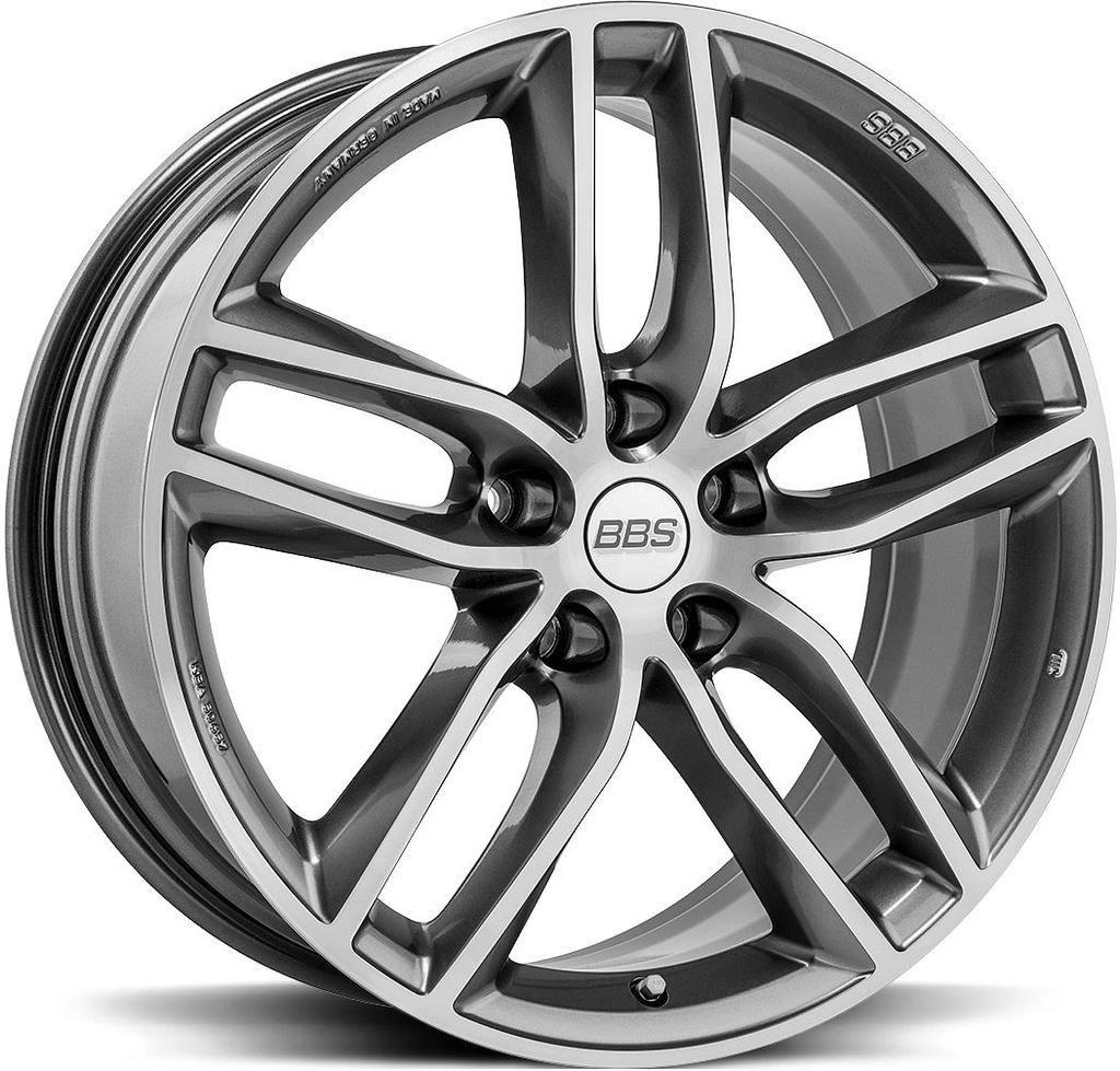BBS SX PLATINUM SILVER POLISH 8x18 5/114.3 ET40 CB82