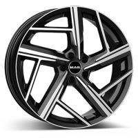 MAK QVATTRO BLK/POL 9x20 5/112 ET22 CB66.5