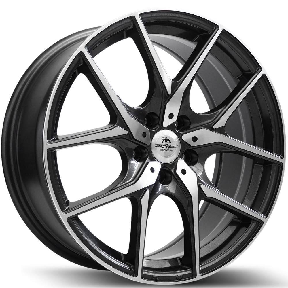 FORZZA VISION GREY FACE MACHINED 8x18 5/112 ET42 CB66,45