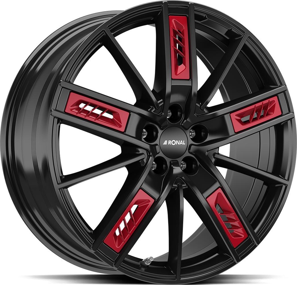 RONAL R67 RED LEFT JET BLACK 8.5x20 5/112 ET45 CB76