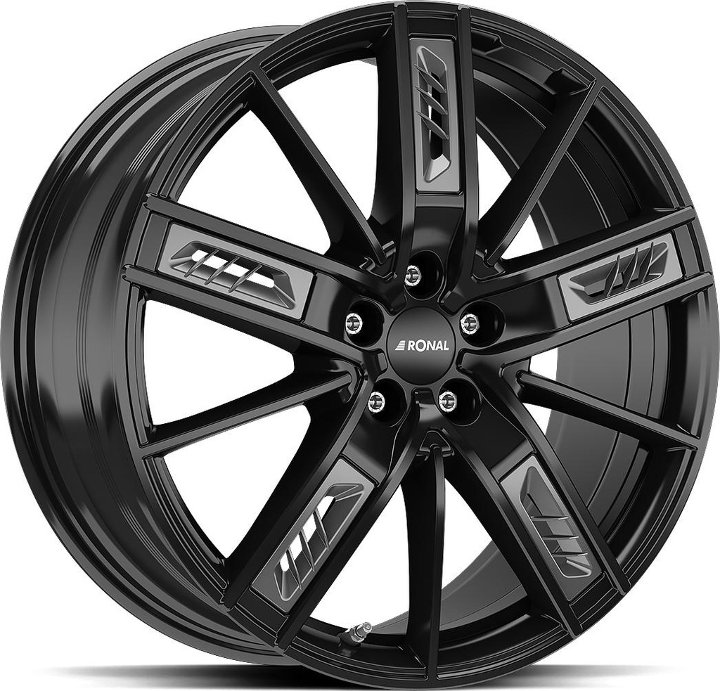 RONAL R67 RED RIGHT JET BLACK 8.5x20 5/112 ET45 CB76