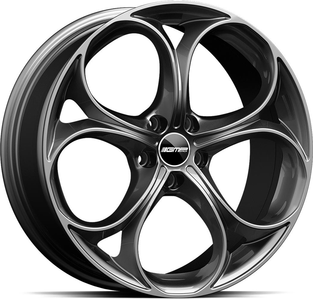 GMP DRAKE GLOSSY ANTHRACITE DARK 8x19 5/110 ET33 CB65.1