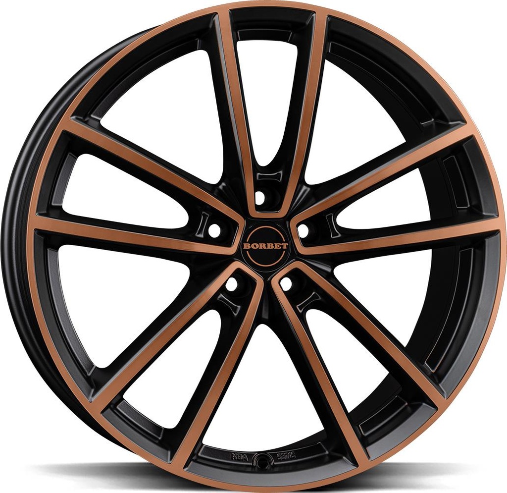 BORBET W BLACK COPPER POL MATT 8x19 5/112 ET48 CB72.5