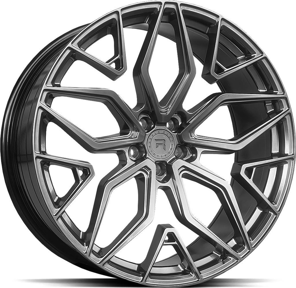 R-SERIES R17 HYPER SILV BLACK 10x22 5/112 ET30 CB66.6