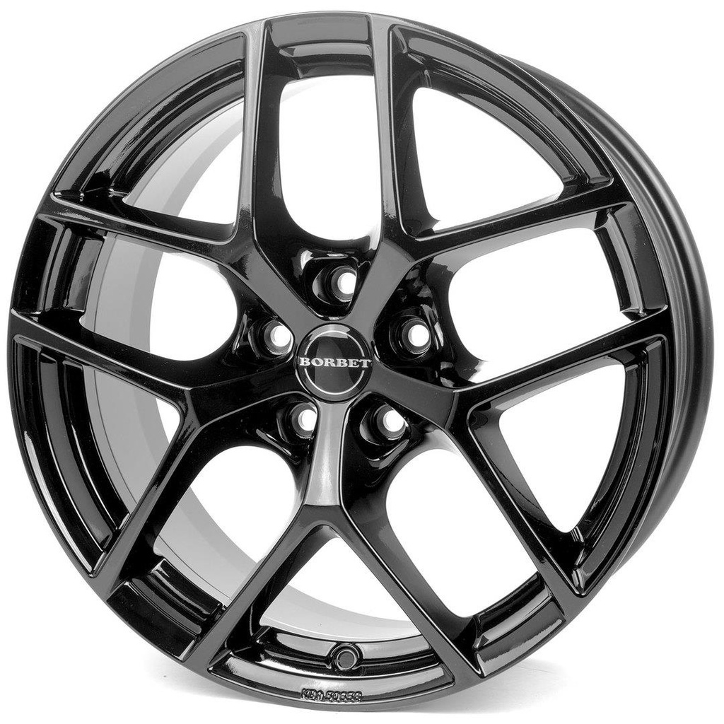 BORBET Y BLACK GLOSSY 8.5x20 5/114.3 ET41 CB72.5
