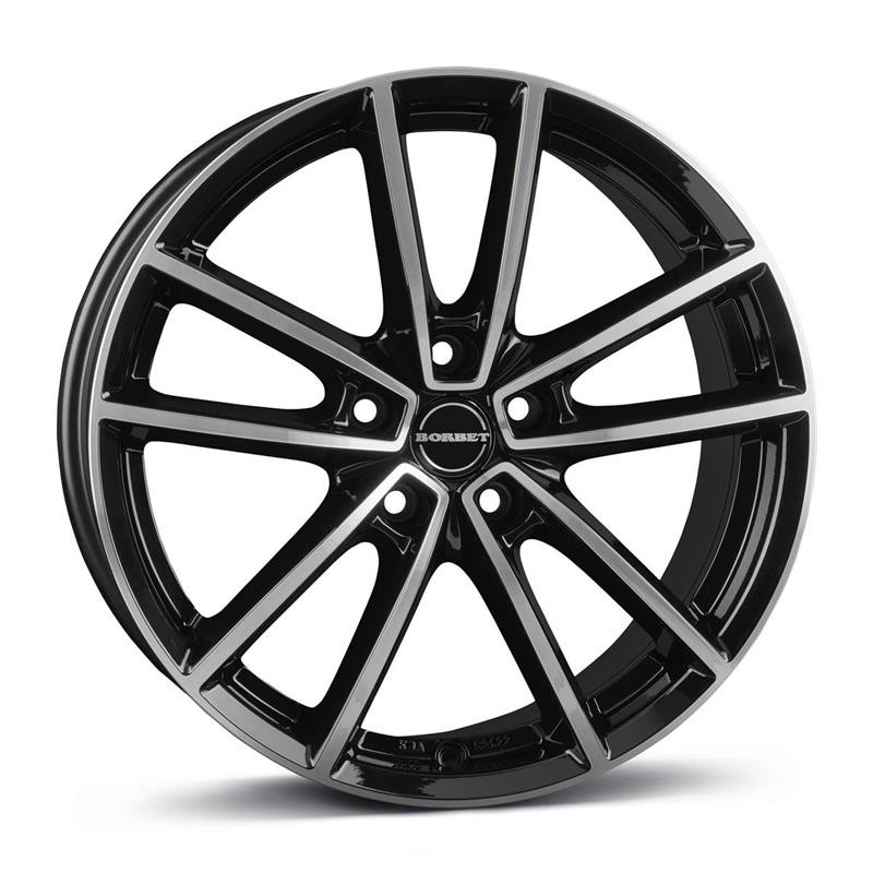 BORBET W BLACK POL GLOSS 8x20 5/112 ET41 CB57.1