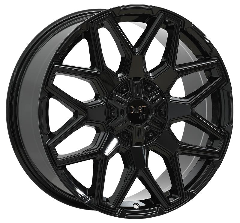 STATUSFÄLGAR D212 GLOSSBLACK 8x17 5/118-130 ET48 CB84.1
