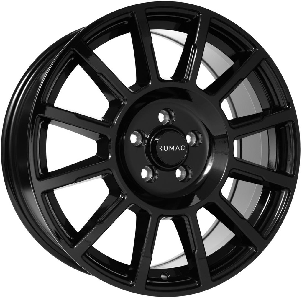 ROMAC STEALTH GLOSS BLACK 7.5x18 5/108 ET45 CB73.1