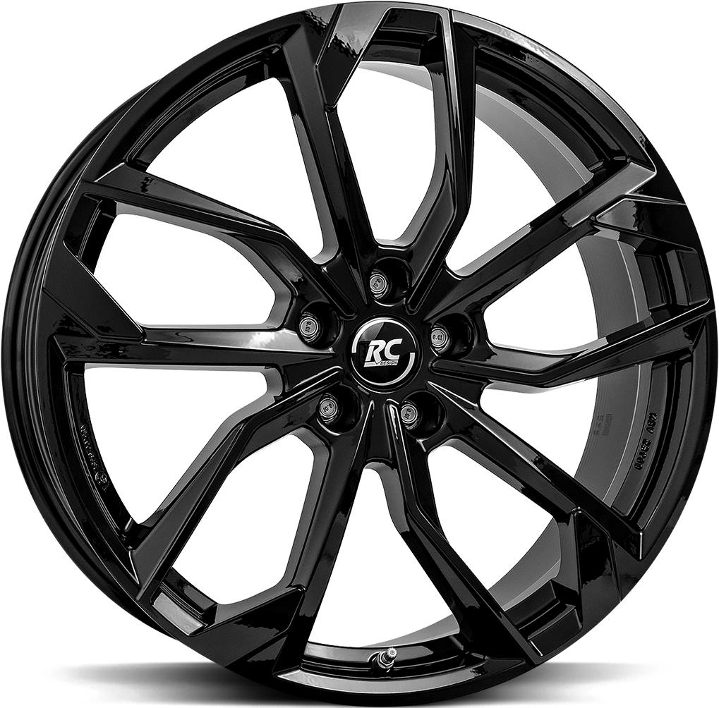 BROCK RC34 SHINY BLACK 6.5x17 4/100 ET43 CB54.1