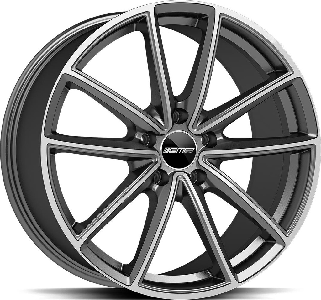 GMP TITAN ANTHRACITE DIAMOND 8.5x20 5/130 ET57 CB71.6