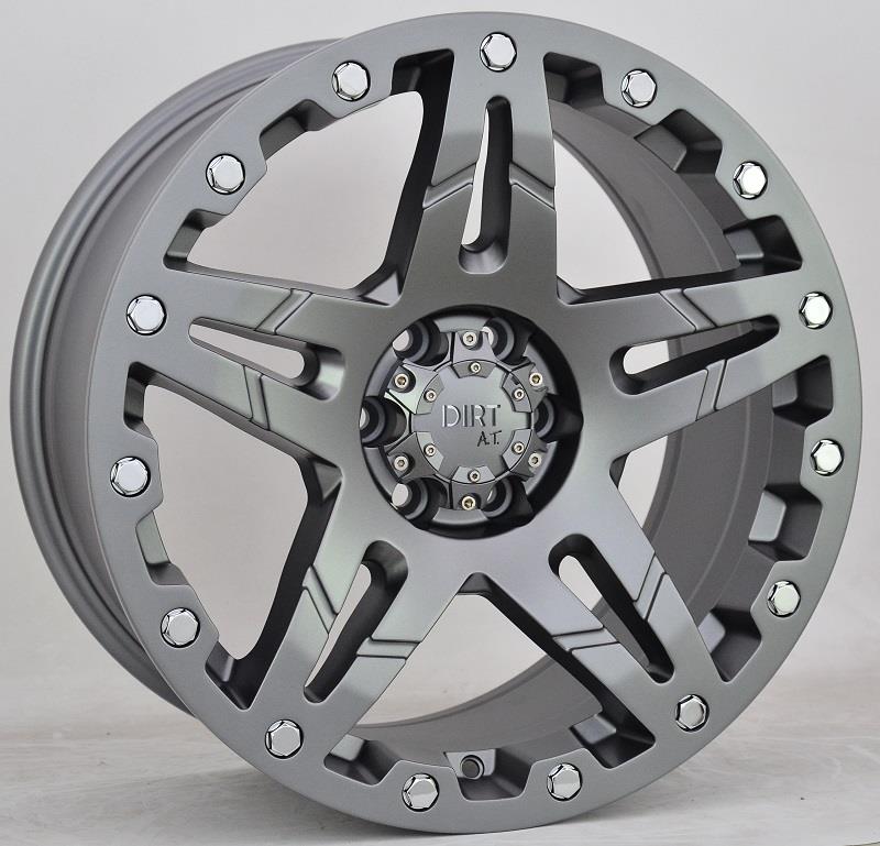 STATUSFÄLGAR D66 FLATGUNMETAL. 9x20 6/139.7 ET25 CB106.1