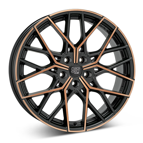 MSW 74 M.BLK/COPPER POL | 8,5X20 5-112 E40 C73,10 60 8.5x20 5/112 ET40 CB73.1