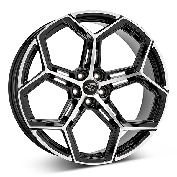 MSW 53 G.BLK/POL | 10,5X22 5-112 E19 C66,60 60 10.5x22 5/112 ET19 CB66.6