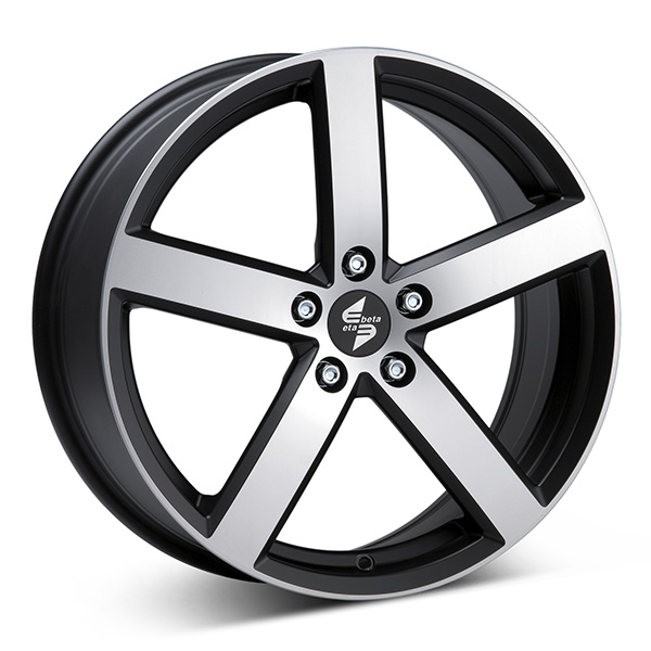 ETA BETA EROS M.BLK/POL | 7X16 5-112 E42 C57,10 R12,8 7x16 5/112 ET42 CB57.1
