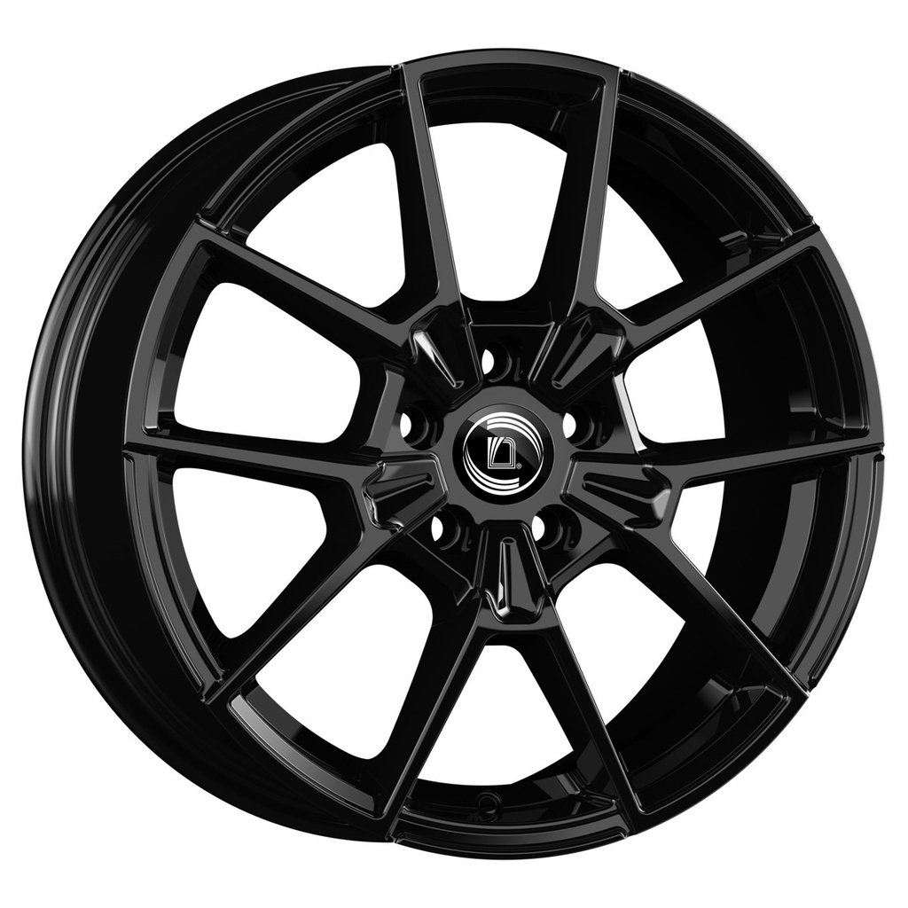 DIEWE NEVE GLOSSY BLACK 7.5x18 5/108 ET30 CB65.1