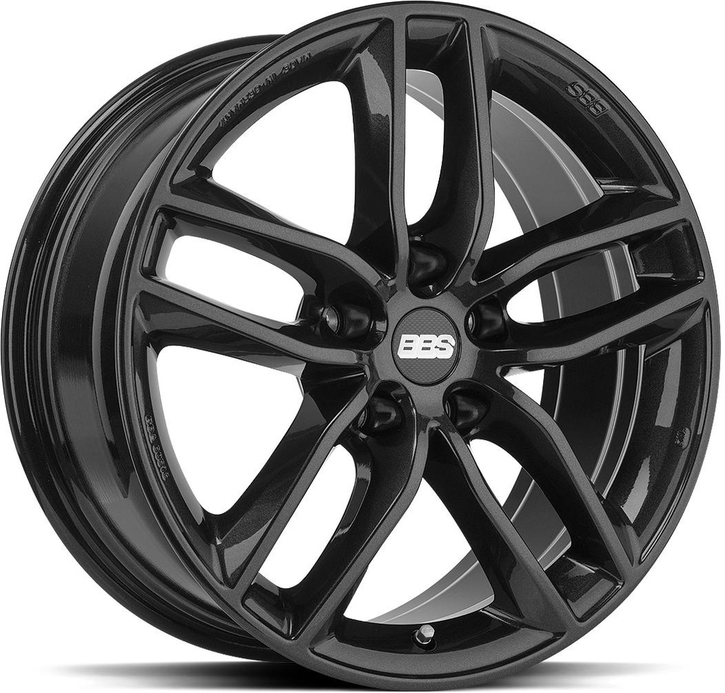 BBS SX CRYSTAL BLACK 7.5x17 5/120 ET37 CB82