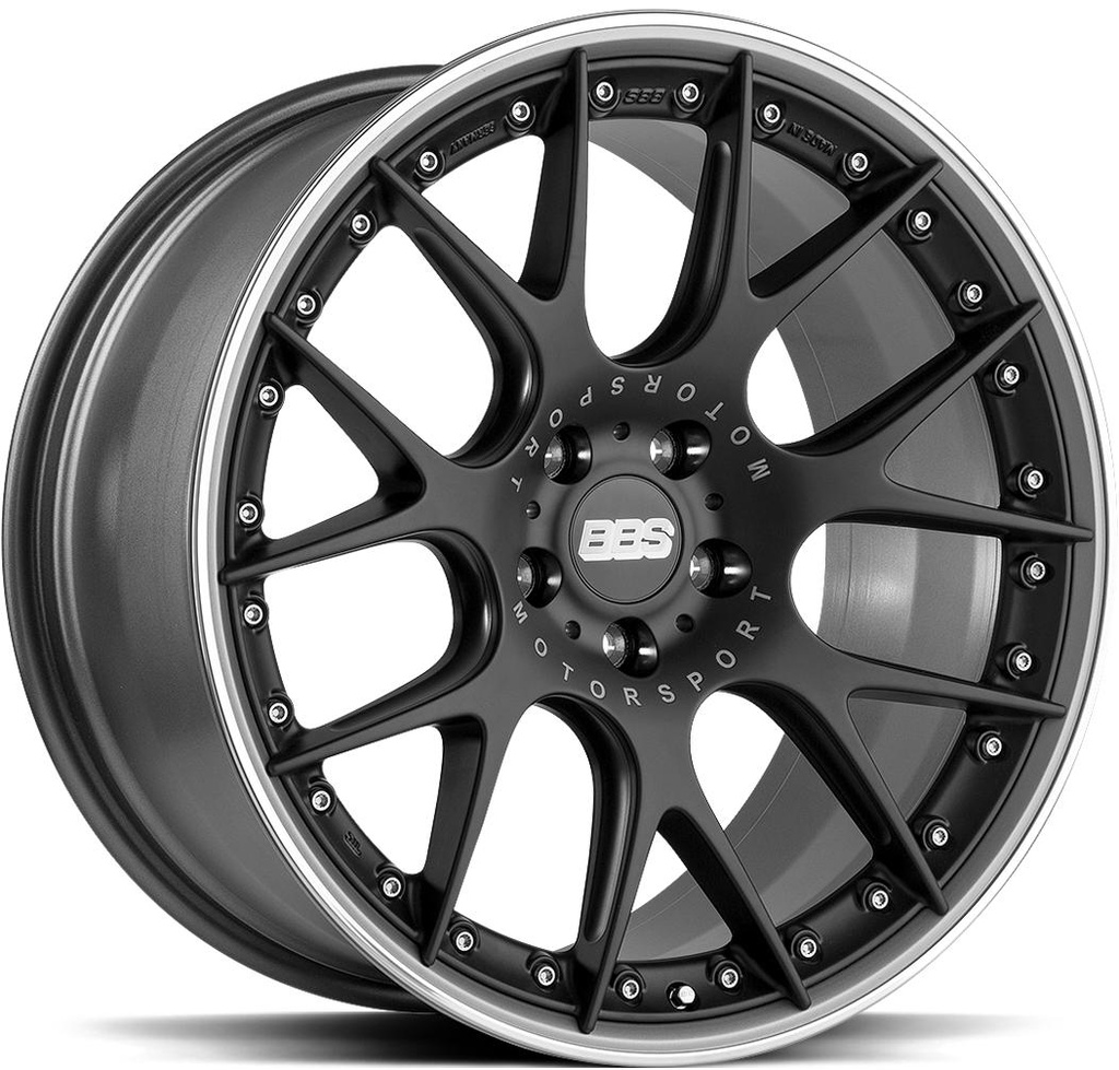 BBS CH-RII SATIN BLACK 11.5x22 5/130 ET58 CB71.6