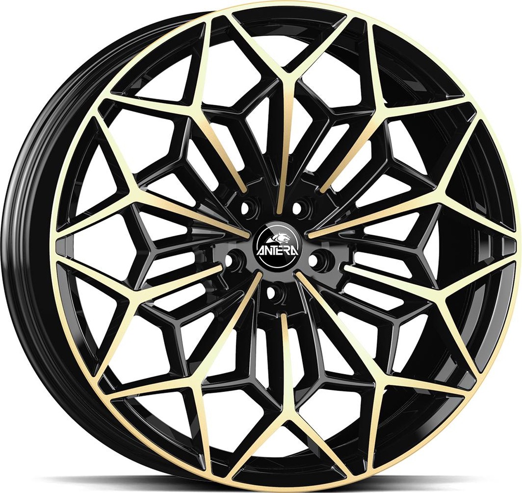GMP A105 PIANO BLACK CHAMPAGNE 10.5x22 5/114.3 ET40 CB64.1