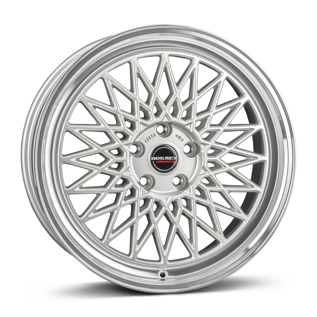BORBET B SILV RIM POL 8x17 5/112 ET30 CB66.5