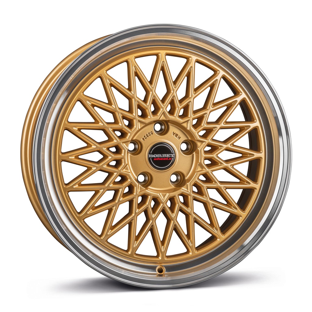 BORBET B GOLD RIM POL 8.5x20 5/112 ET45 CB66.5