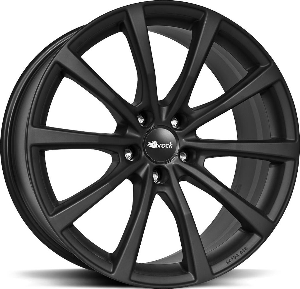 BROCK B32 BLACK MATT 8.5x18 5/130 ET50 CB71.6