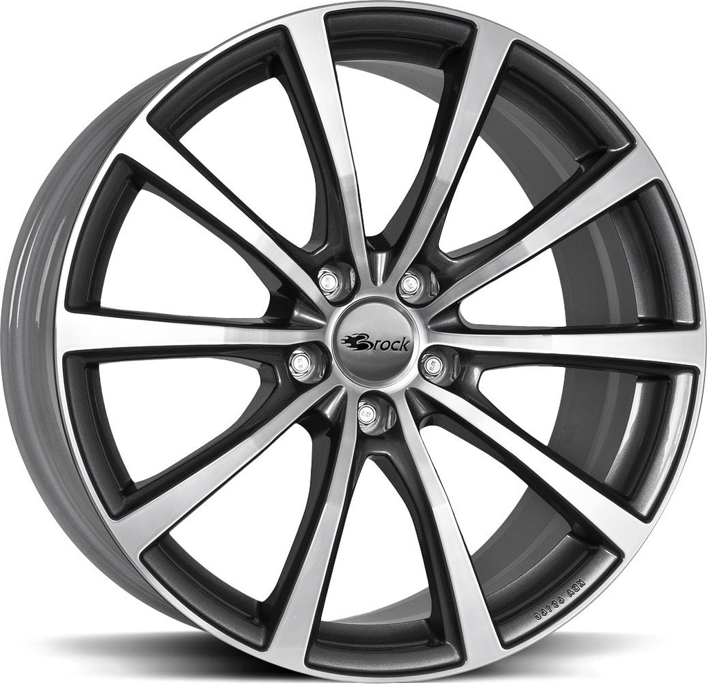 BROCK B32 TITAN METAL 8.5x19 5/114.3 ET38 CB64.2