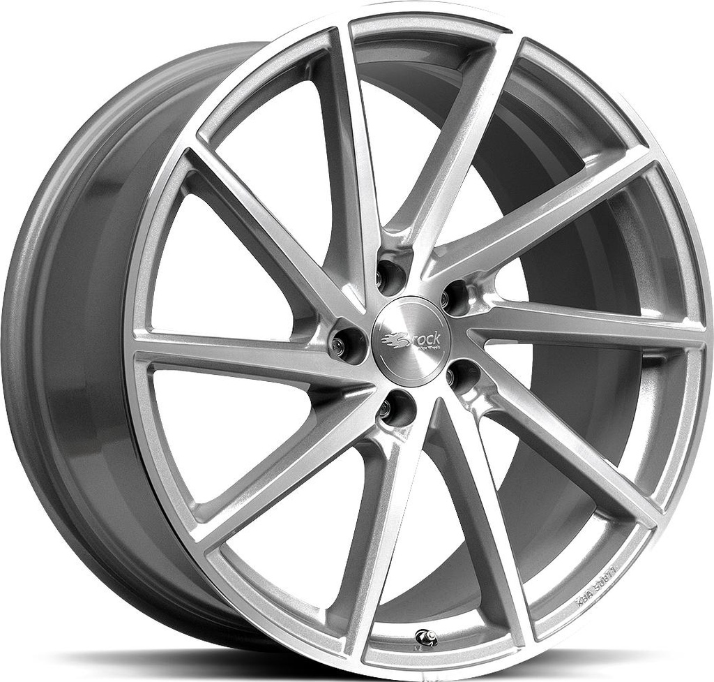 BROCK B37C CRYSTAL SILV POL 9.5x20 5/130 ET40 CB71.6
