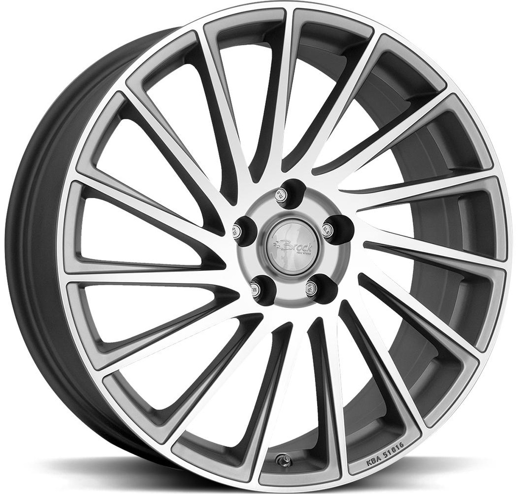 BROCK B39 FERRIC GREY POL 7x17 5/112 ET47 CB66.6