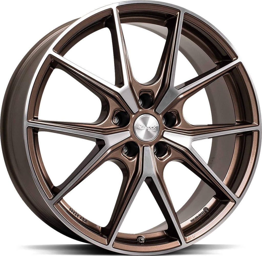 BROCK B40 BRONZE COPPER FULL POL 8x19 5/112 ET40 CB57.1