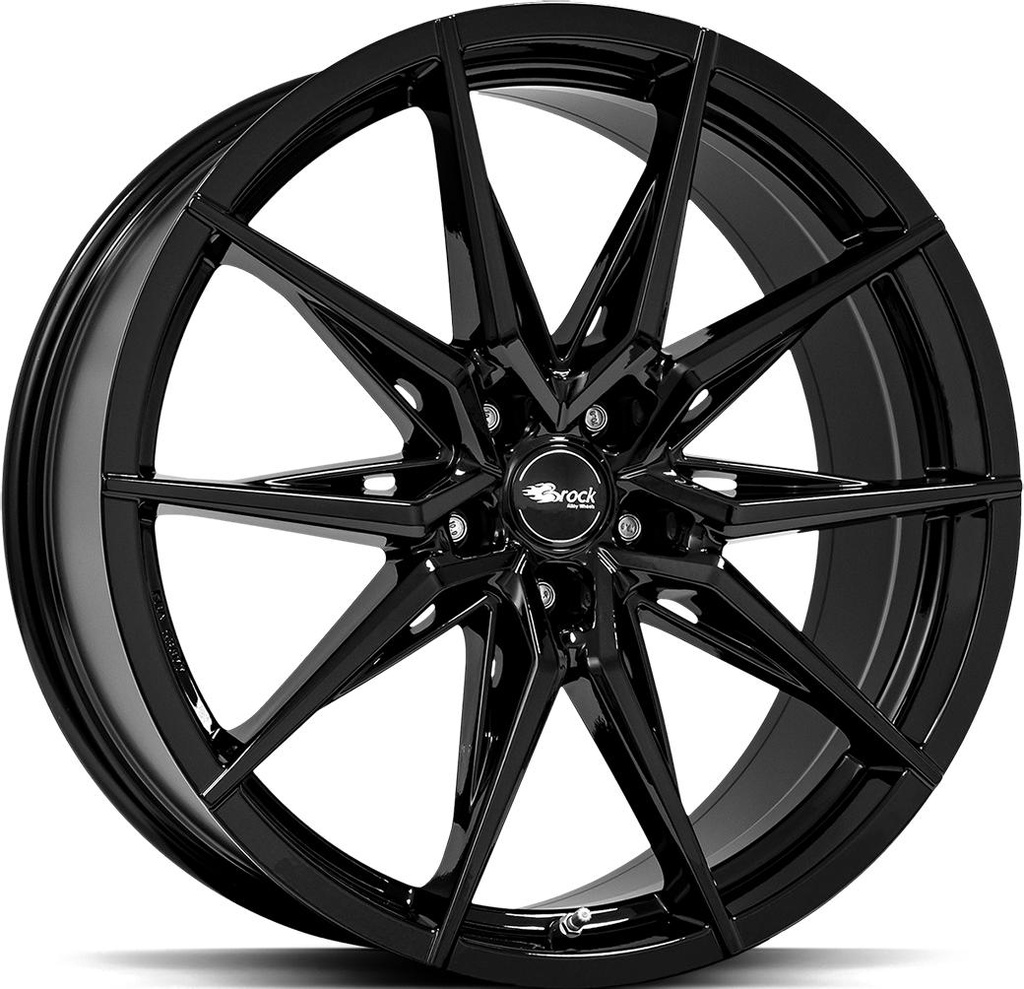 BROCK B42 SHINY BLACK 8.5x19 5/108 ET42 CB63.4