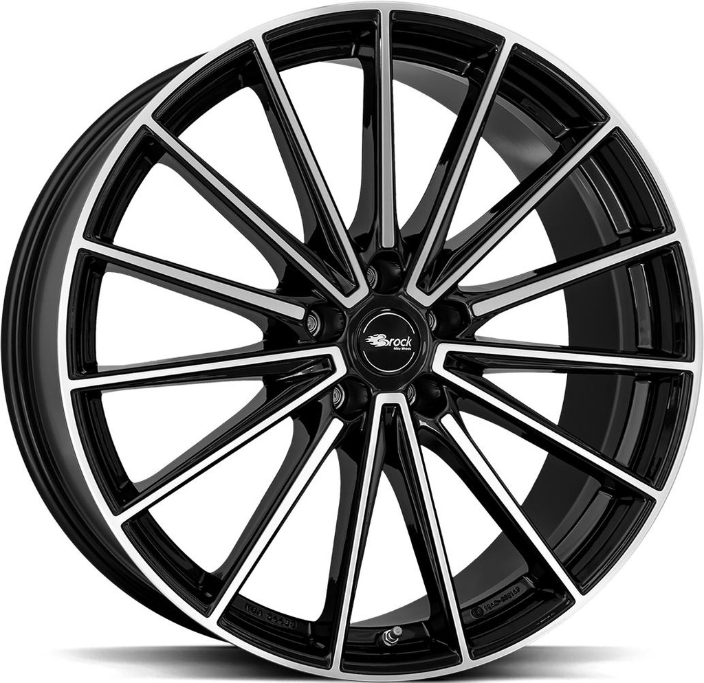 BROCK B43 BLACK FULL POL 8x19 5/112 ET34 CB66.6