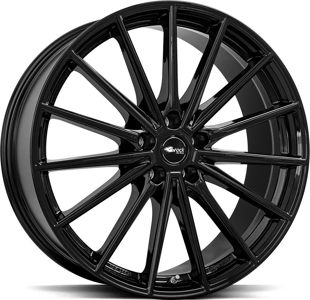 BROCK B43 SHINY BLACK 8x20 5/112 ET30 CB66.6