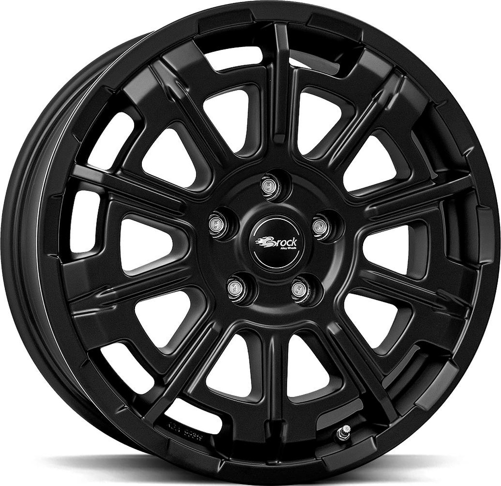 BROCK B45 SATIN BLACK MATT 7.5x18 5/130 ET43 CB84.1