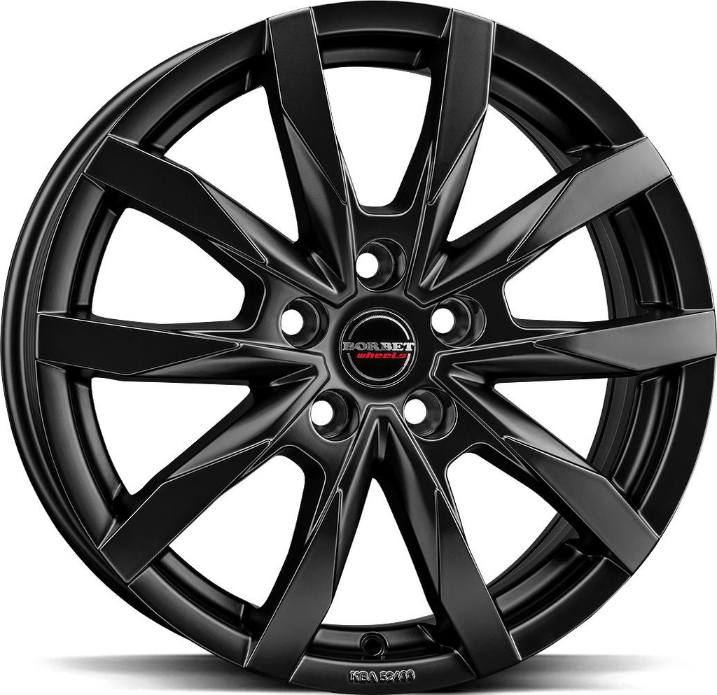 BORBET CW5 BLACK MATT 7.5x18 5/118 ET53 CB71.1