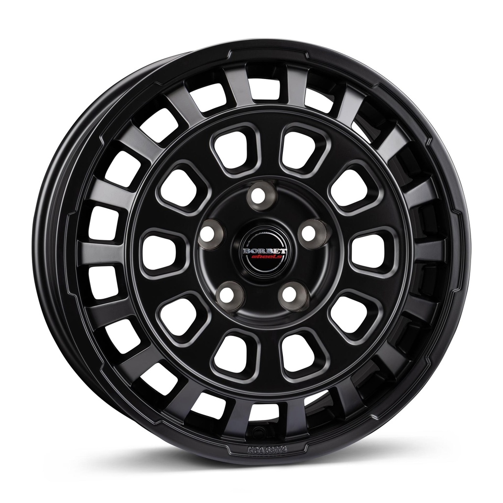 BORBET CW7 BLACK MATT 7.5x18 5/120 ET43 CB65.1
