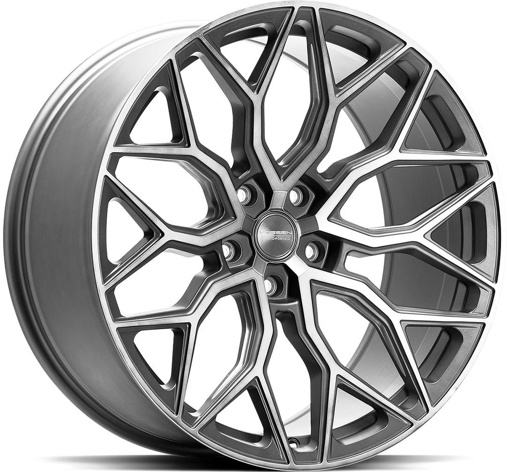 VOSSEN HF2 TINTED MATT GUN METAL 9x20 5/120 ET35 CB72.6